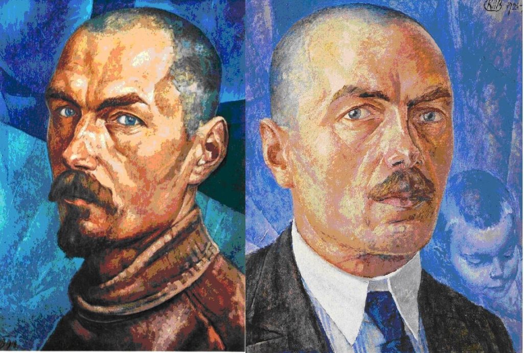 Автопортрет (1926-1927) - Петров-Водкин К.С. Подробное описание экспоната, аудио